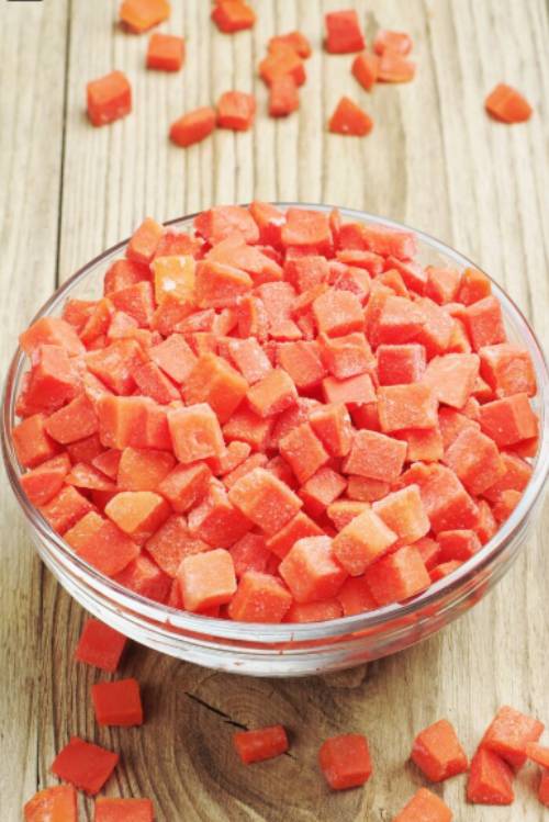 Frozen carrots gallery